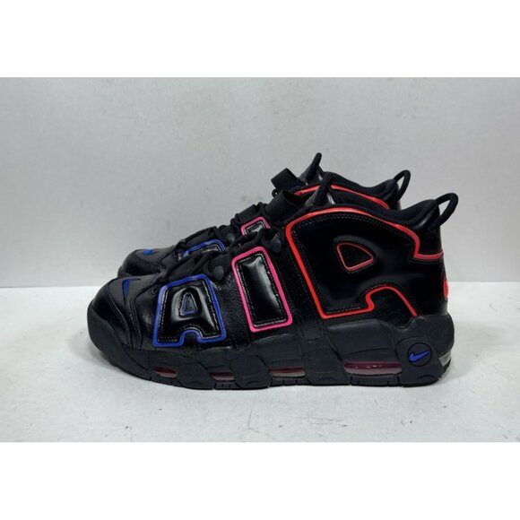 Nike Air More Uptempo '96 Electric Black Blue Red FD0729-001 Men's Size 13 - Picture 3 of 8
